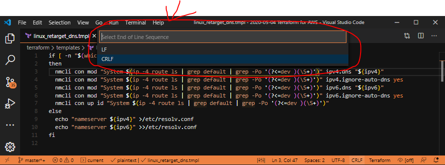 Note to self: Linux shell scripts don't cope well with combined CRLF + LF  files… Especially in User-Data / Custom Data / Cloud-Init scripts – A nice  guy's view on life